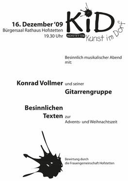 Besinnlicher Abend im Advent